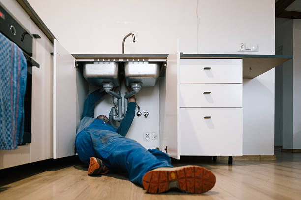 Professional Plumbing technician working in Yorktown, VA